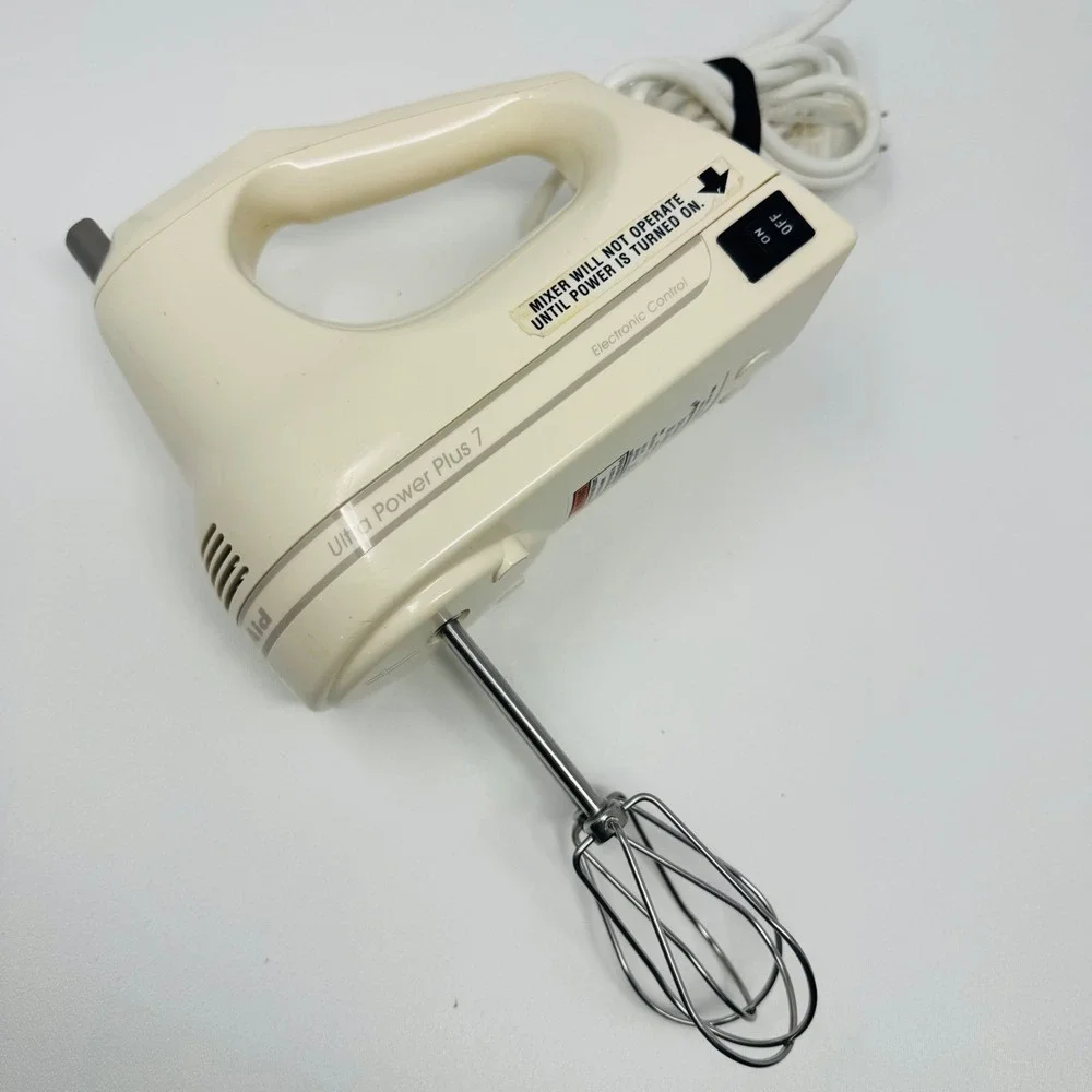 KitchenAid Ultra Power Plus 7 Hand Mixer Cream Electronic Control 7 Speed